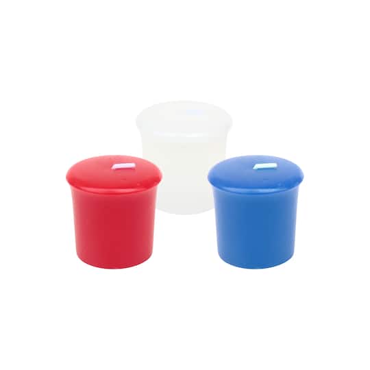Red, White &#x26; Blue Unscented Votive Candles by Celebrate It&#x2122;